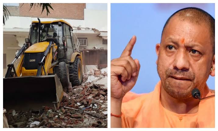 యోగి  ప్రమాణస్వీకారానికి ముందే రంగంలోకి బుల్డోజర్లు..