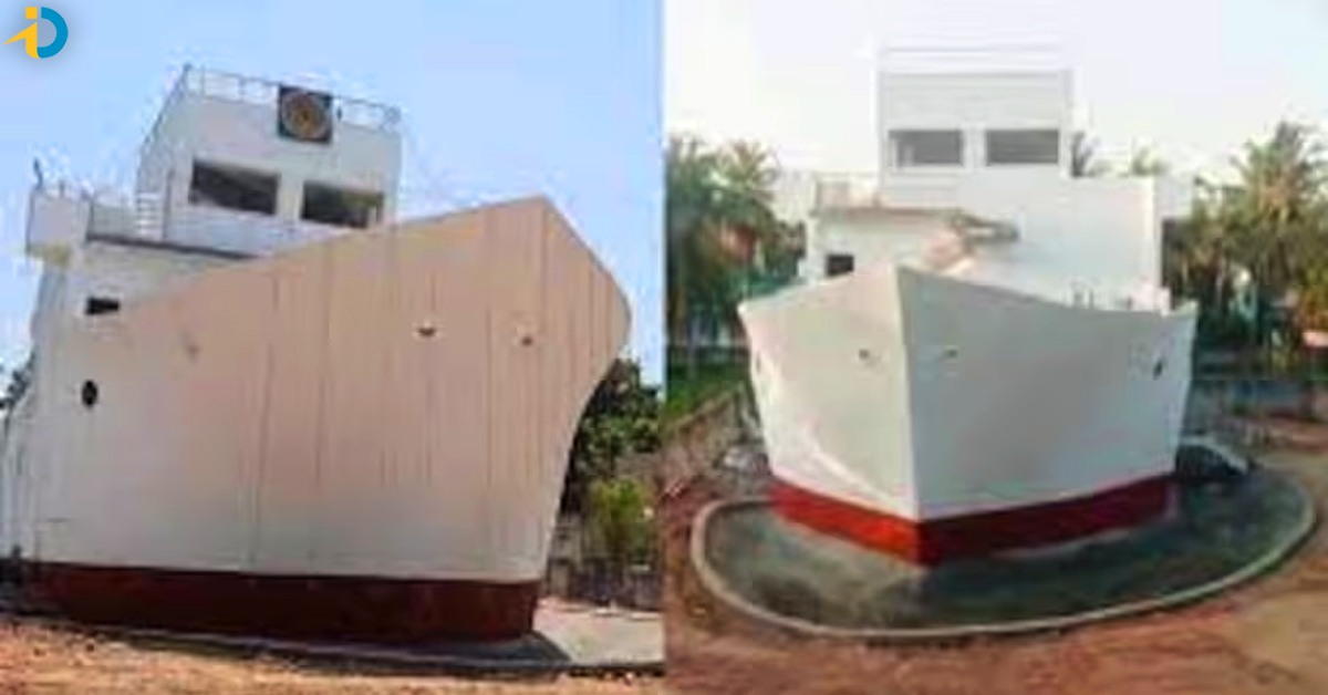 husband make house like ship for his wife
