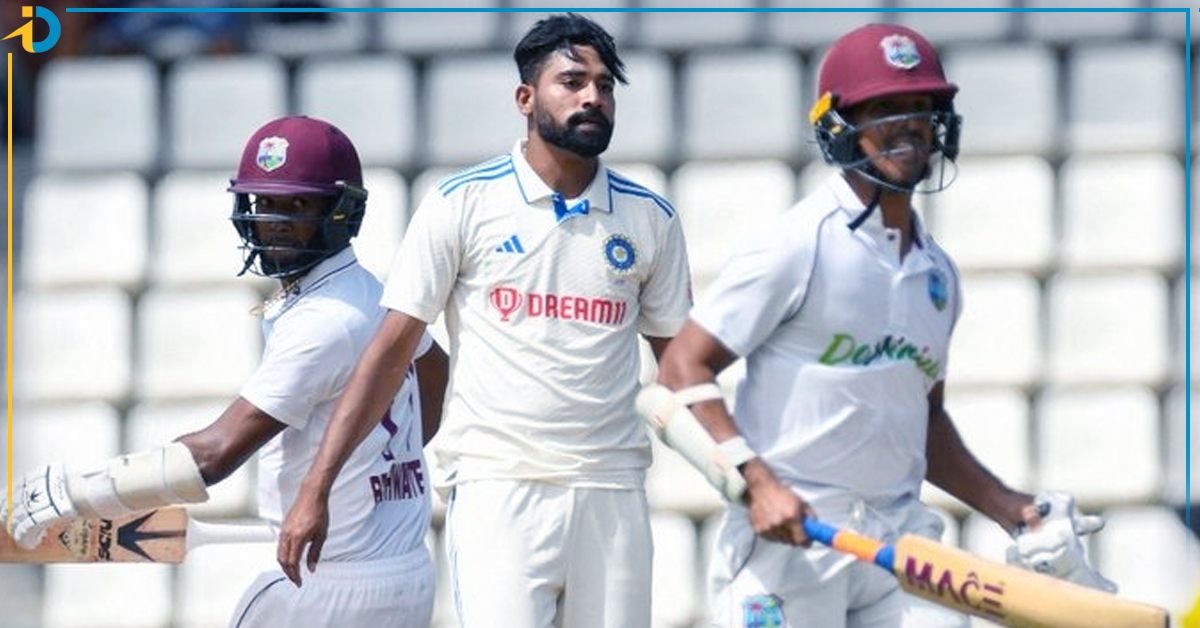 టీమిండియా 438 ఆలౌట్‌! బ్యాటింగ్‌లో పోటీ ఇస్తున్న విండీస్‌