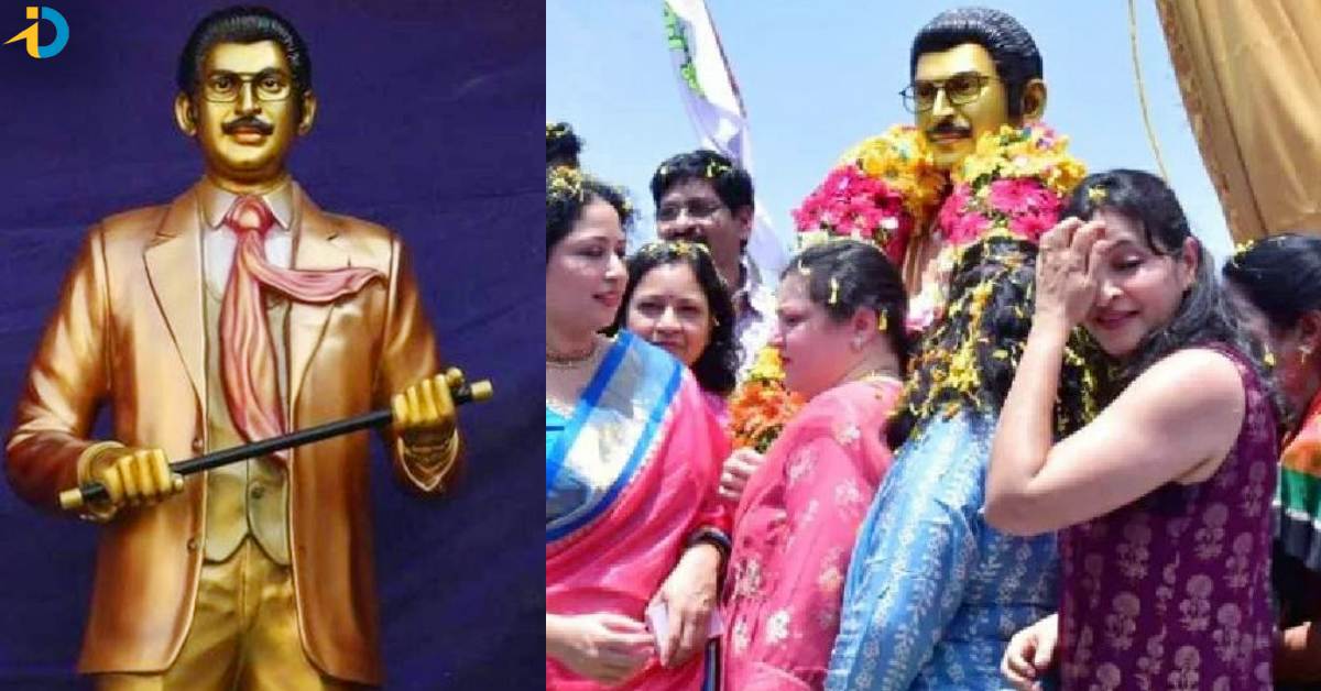 బుర్రిపాలెంలో సూపర్ స్టార్ కృష్ణ కాంస్య విగ్రహావిష్కరణ!