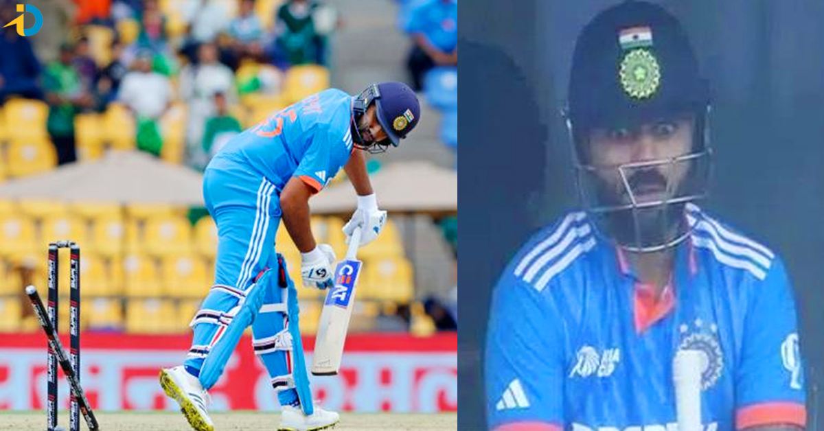 IND vs PAK: రోహిత్ బౌల్డ్.. కోహ్లీ షాకింగ్‌ రియాక్షన్! వీడియో వైరల్‌