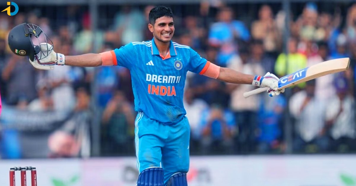 శుబ్​మన్ గిల్ అరుదైన ఘనత.. తొలి భారత బ్యాట్స్​మన్​గా రికార్డు..!