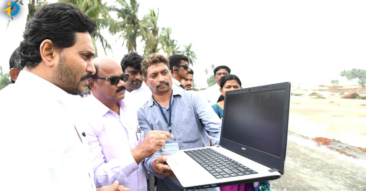 Jagan conducts aerial surveys of cyclone impact in Tirupat