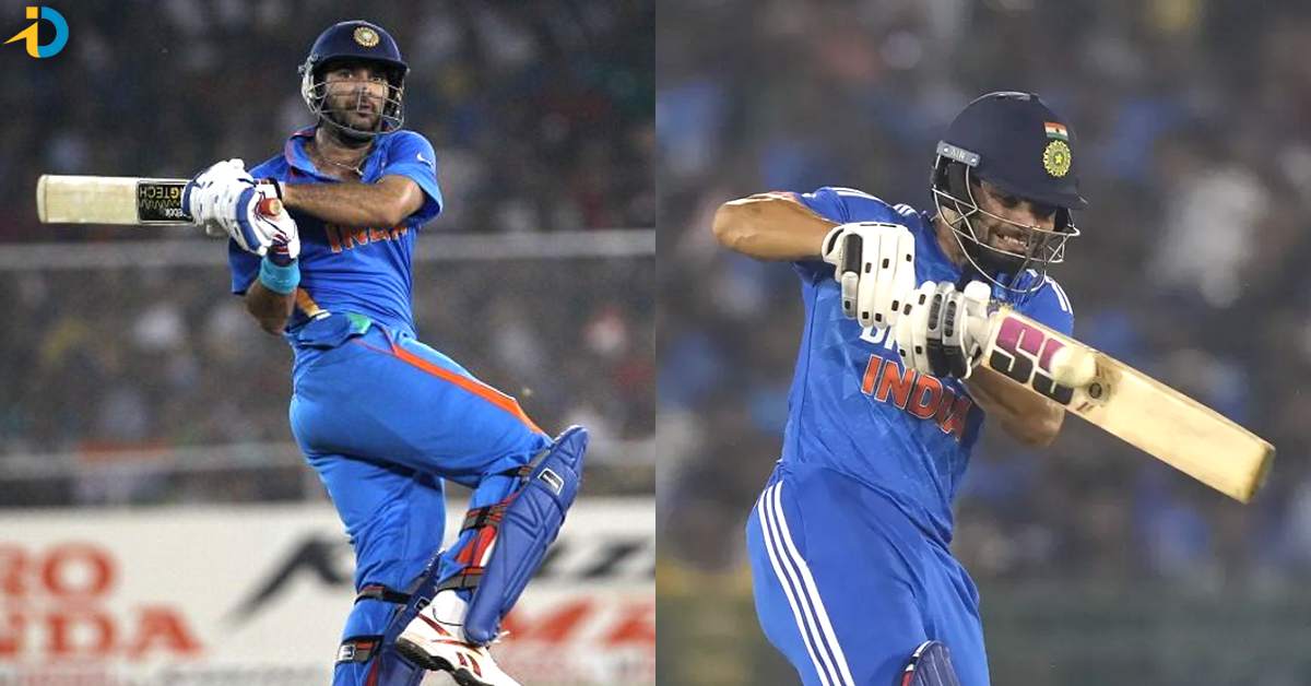 rinku singh batting like yuvaraj singh