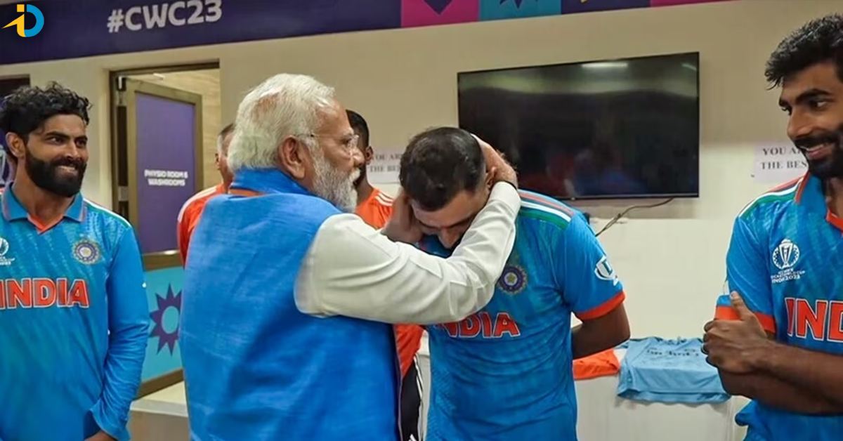 shami respond on modi in dressing room