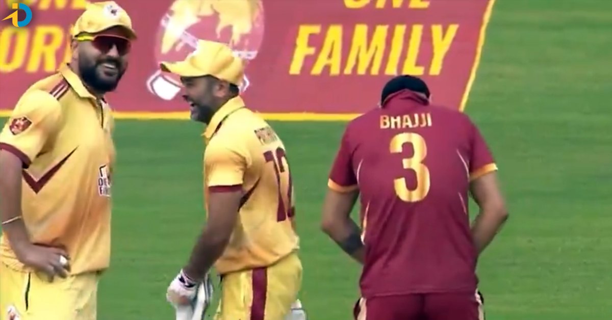 Yuvi and Parthiv burst out laughing at what Harbhajan did