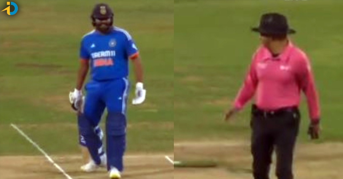 rohit funny chat with umpire 2