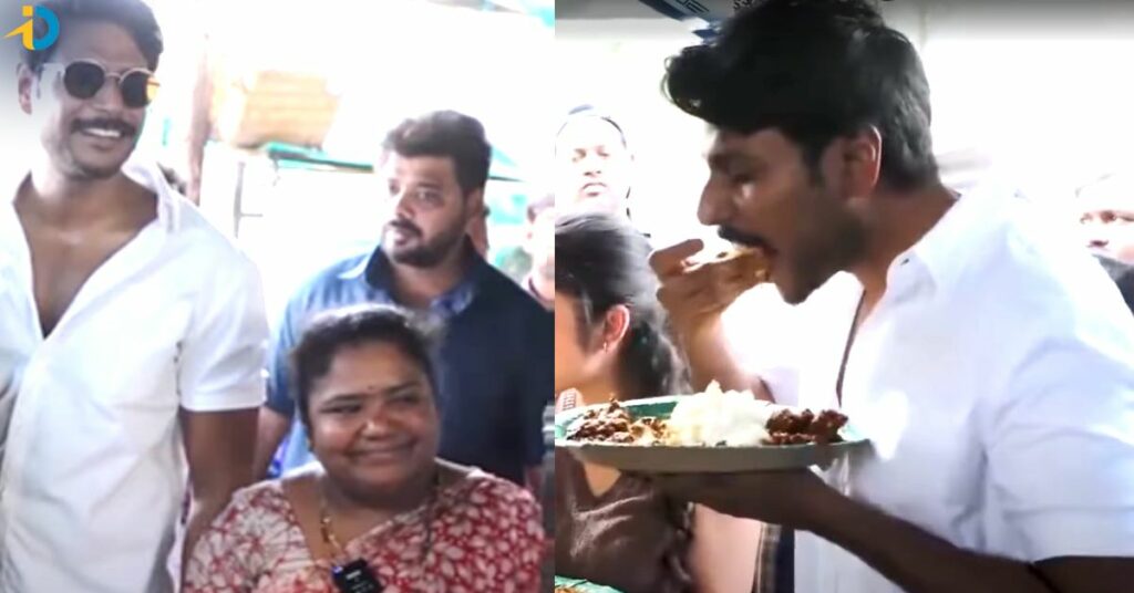 sandeep kishan in kumari aunty hotel