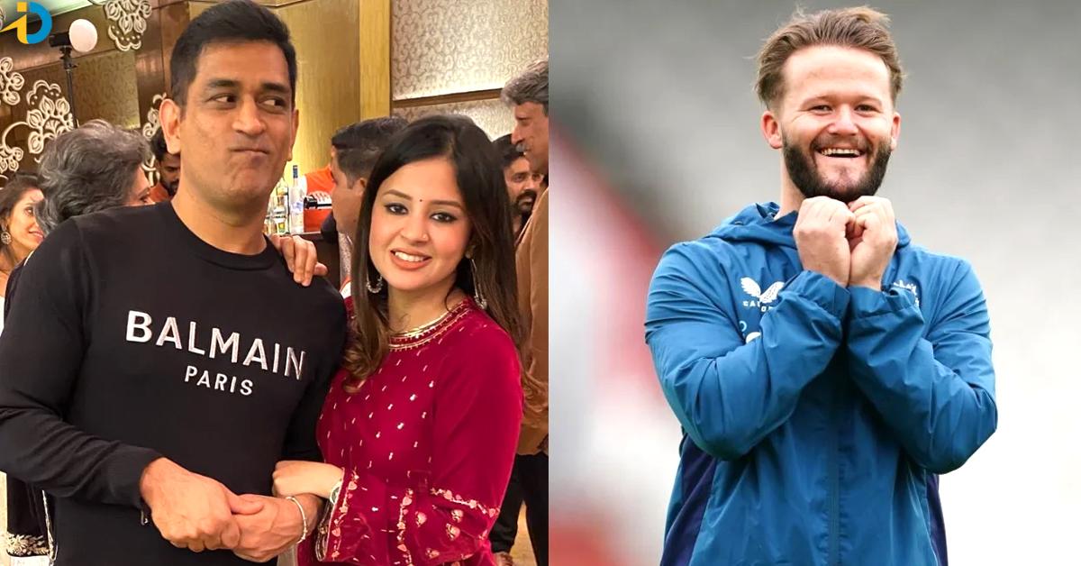 England cricketer's shocking comments without even seeing Dhoni's wife