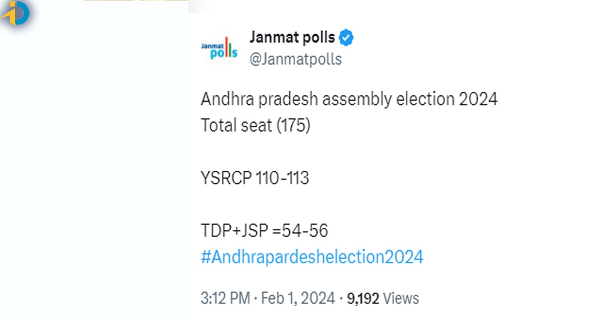 Once again the survey decided that Jagan will be next CM!