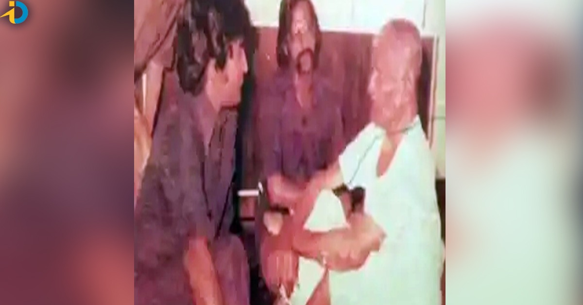 Superstar Rajinikanth with his father 