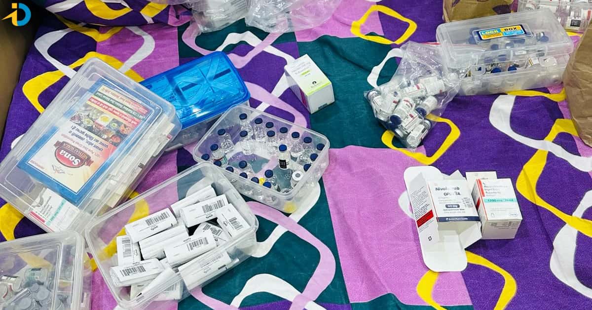 7 members arrest for sale fake cancer medicine