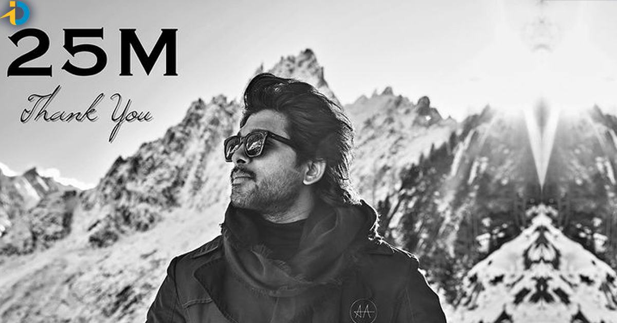 Allu Arjun sensational record
