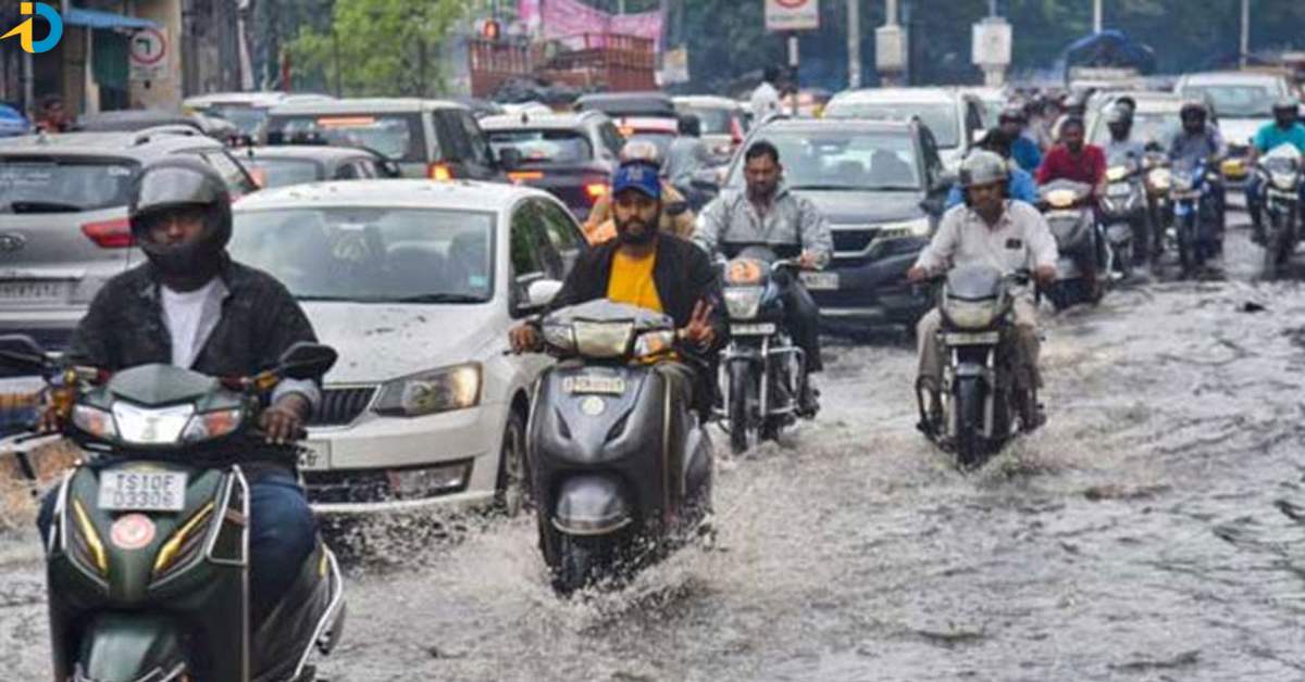Heavy rain in Hyderabad