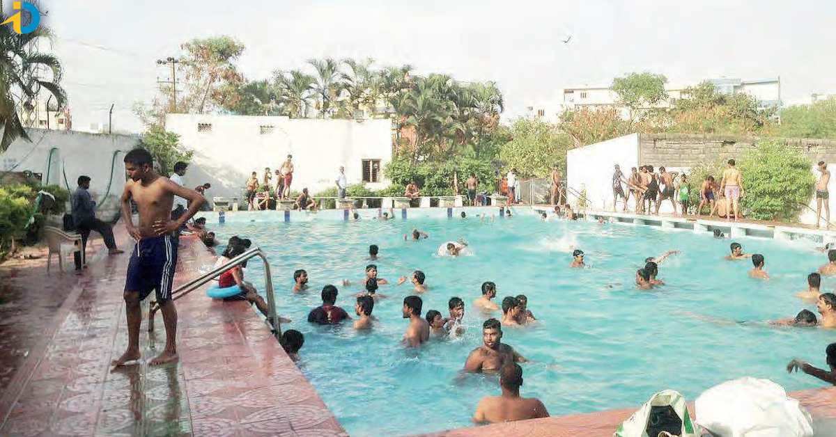Swimming pools are in full demand in summer