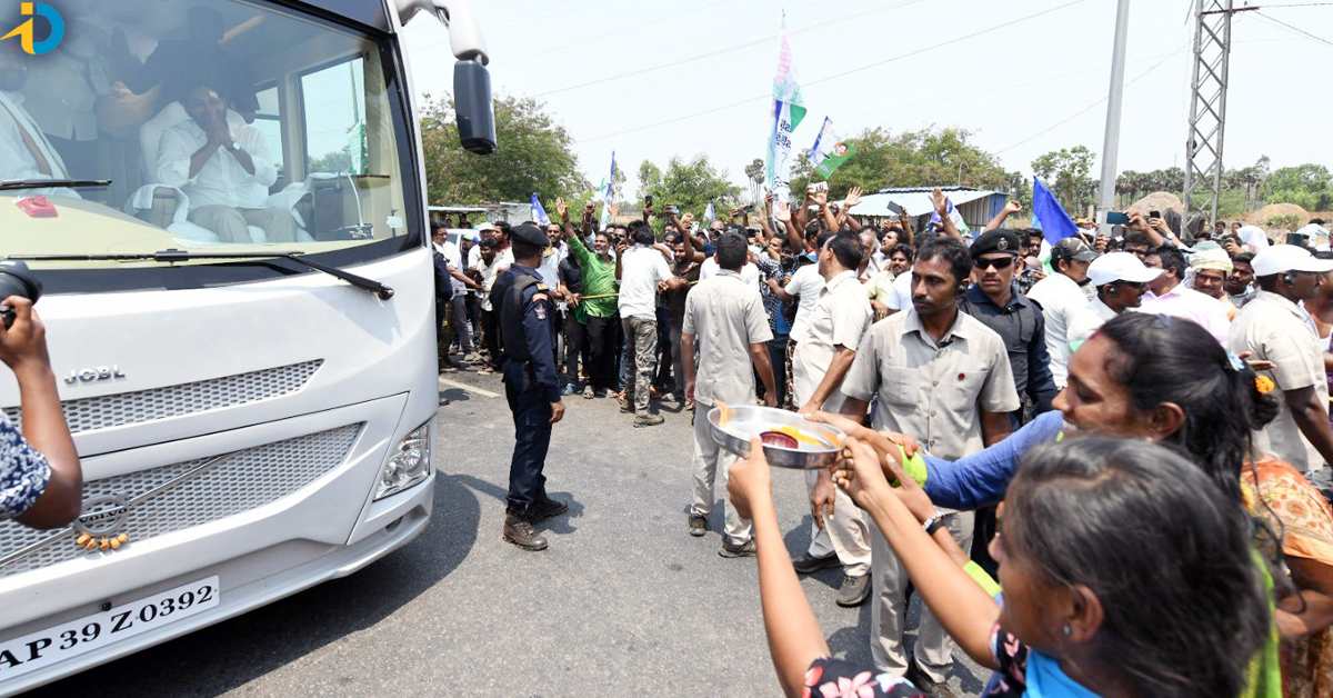 YS jagan bus yatra