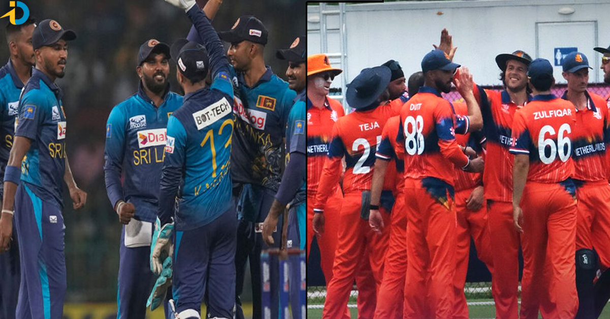 SL vs NED: వరల్డ్ కప్ ముందు శ్రీలంకకు ఊహించని షాక్! పసికూన చేతిలో చిత్తు..