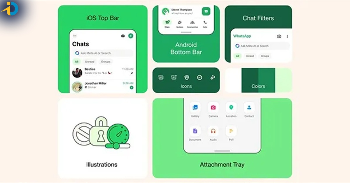 Whatsapp in new design