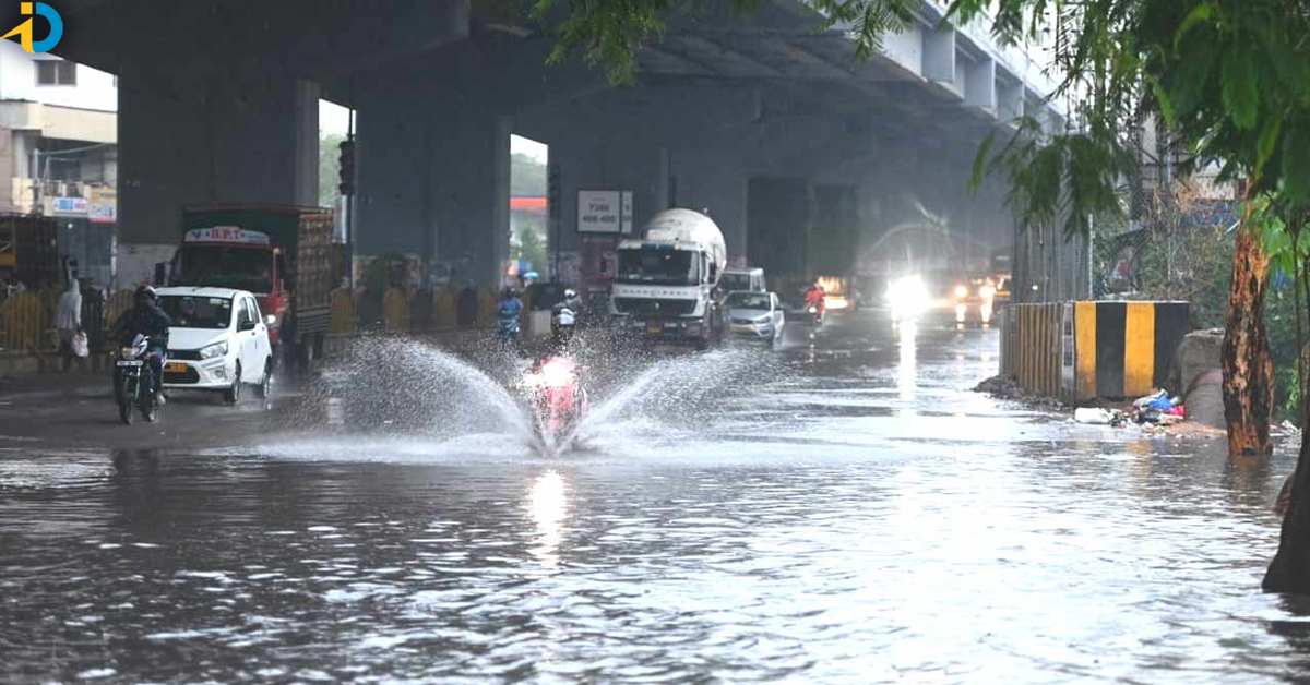 Heavy rains in the state today