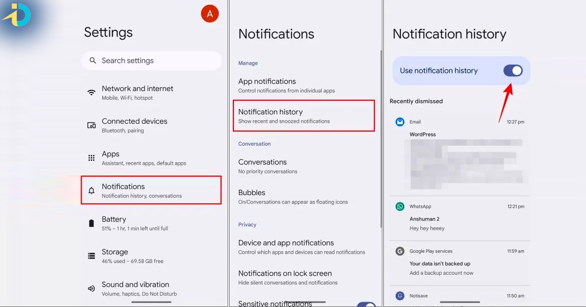 Whatsapp delete massages