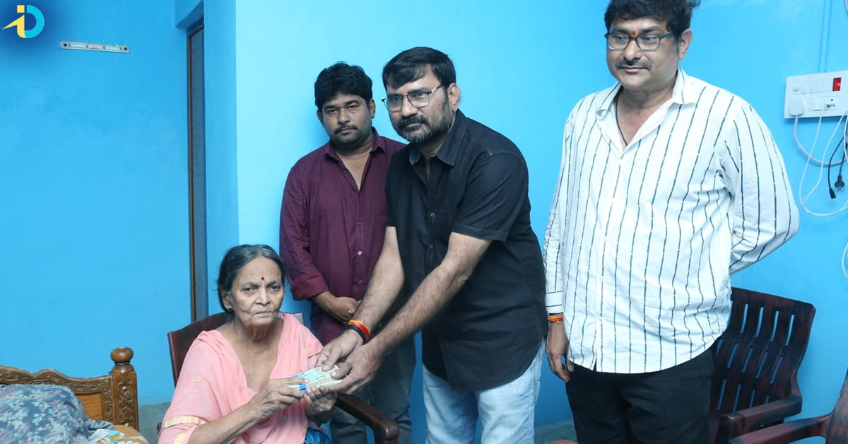 Sai tej donate money to shyamala