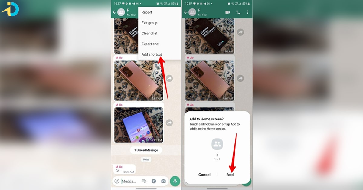 Whatsapp shortcuts