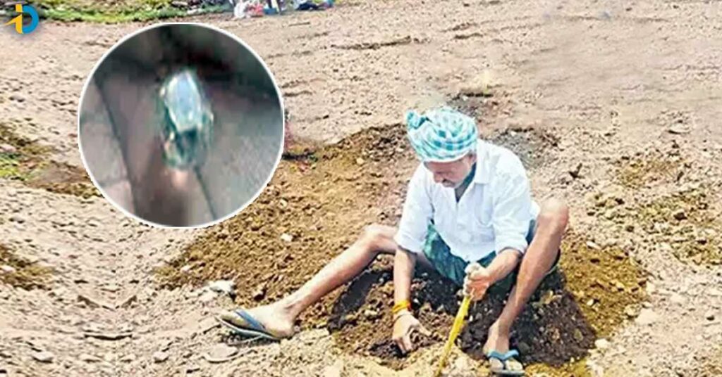 Farmer found a diamond