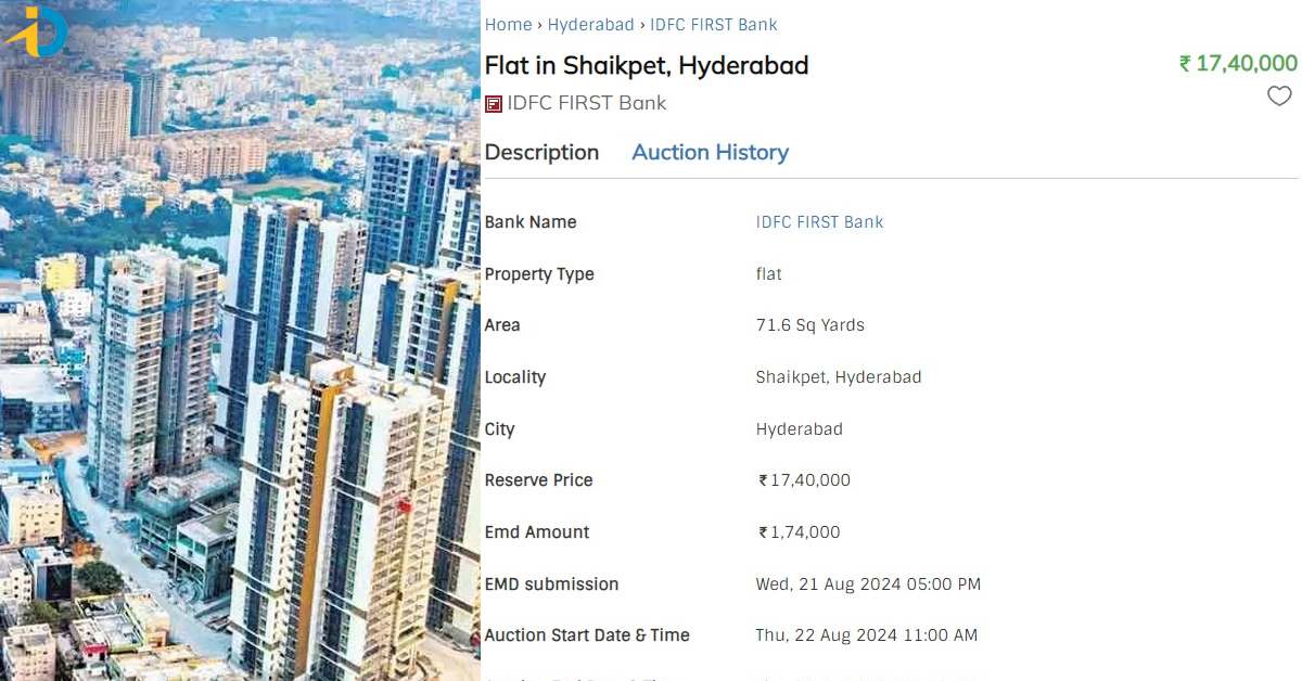 Flat At 17 Lakhs In Shaikpet new 1