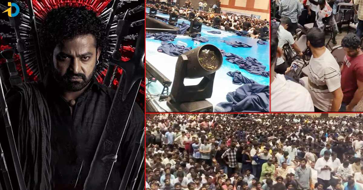 దేవర ప్రీ రిలీజ్  ఈవెంట్ కు 35000 మంది! ఇదెలా సాధ్యం ?
