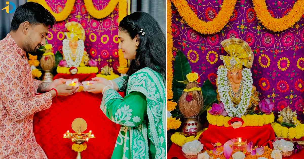 వినాయక చవితిని సెలబ్రేట్ చేసుకున్న బంగ్లా స్టార్ క్రికెటర్.. ఫ్యామిలీతో కలసి వేడుకలు!