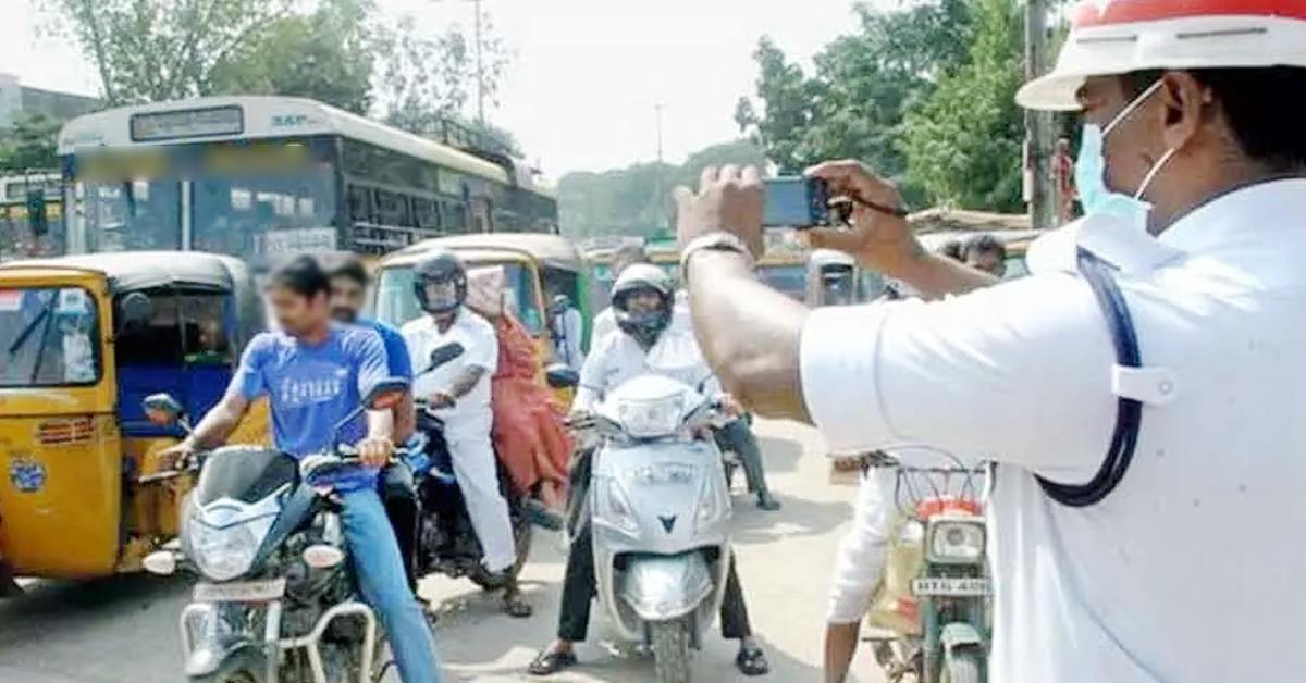 Traffic challans