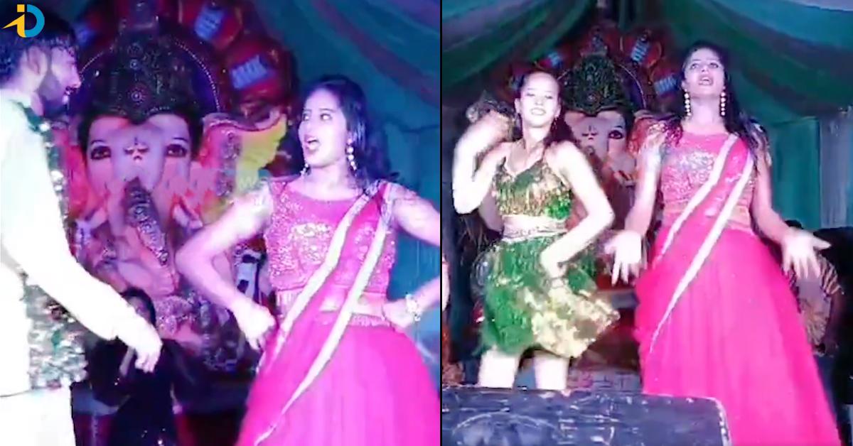 వీడియో: వినాయక చవితి వేడుకల్లో అసభ్య నృత్యాలు!