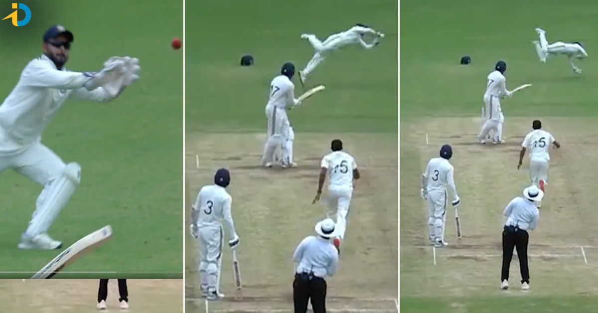 Rishabh Pant: వీడియో: పంత్ స్టన్నింగ్ క్యాచ్.. ఇది చూసి తీరాల్సిన ఔట్!