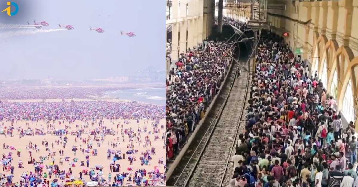 Chennai: చెన్నై ఎయిర్ షోలో తీవ్ర విషాదం.. పలువురు మృతి!