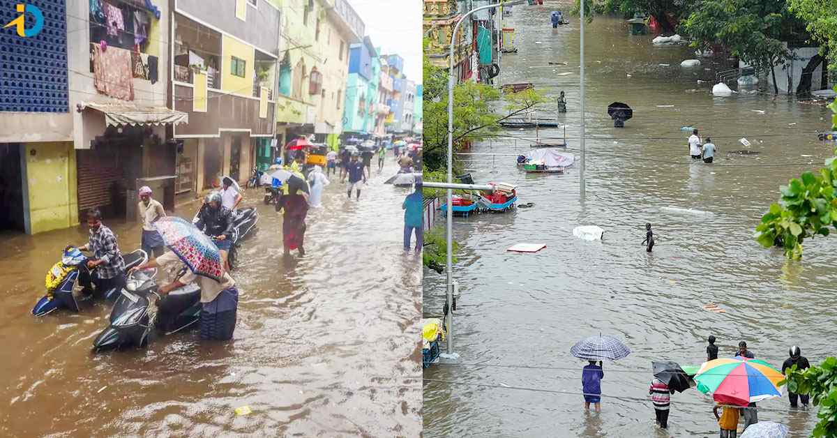 చెన్నైలో భారీ వర్షాలు .. స్తంభించిన జనజీవనం!