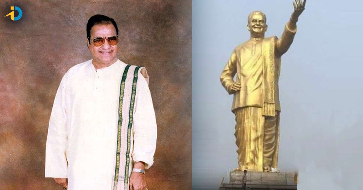 హైదరాబాద్ లో NTR 100 అడుగుల విగ్రహం ఏర్పాటు.. ఎక్కడంటే?