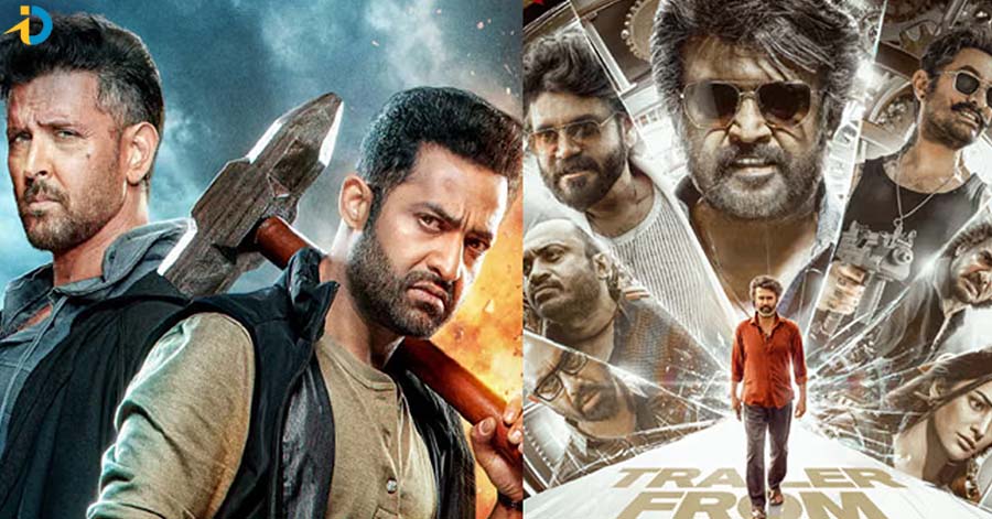 వసూళ్ల వర్షం కాదు భారీ వర్షాల నడుమ వార్ 2 , కూలి !