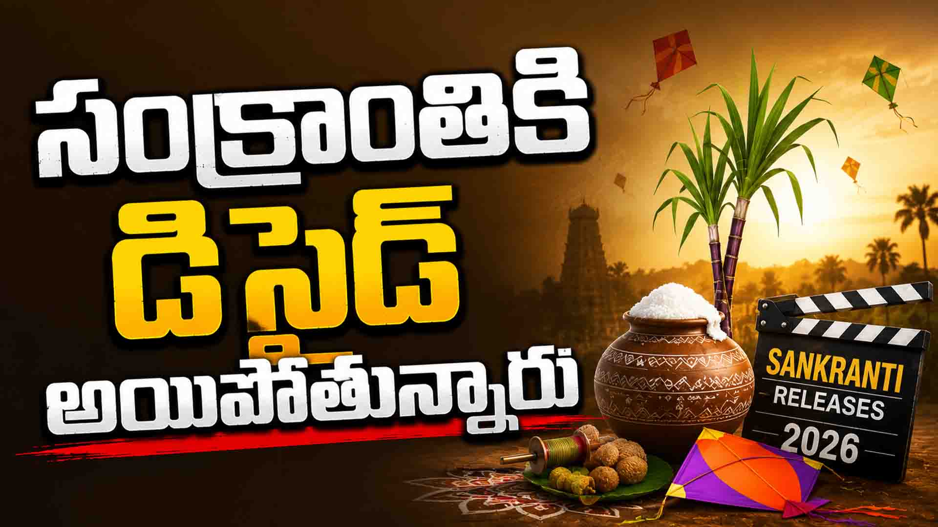 Sankranti 2026 Movies: సంక్రాంతికి డిసైడ్ అయిపోతున్నారు