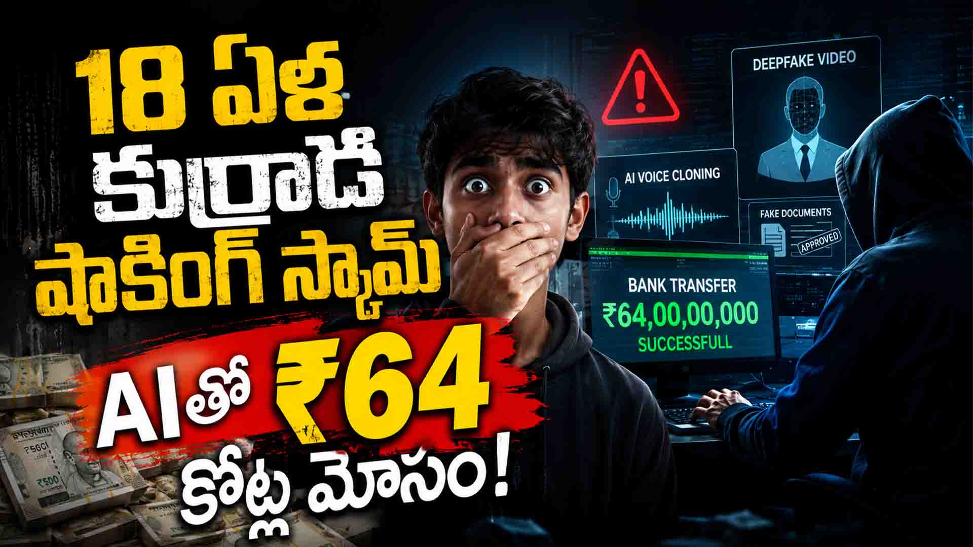 AI తో Fake Banking Apps.. 18 ఏళ్ల కుర్రాడి ₹64 కోట్ల Cyber Fraud షాకింగ్ ఆపరేషన్!